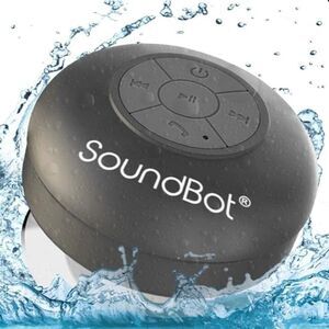 NIB Soundbot SB510 HD Water Resistant Bluetooth Shower Speaker